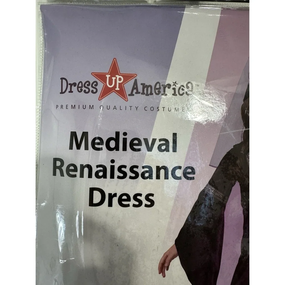 Dress-Up-America‎ Medieval Princess Costume - Renaissance Dress & Hat for Girls